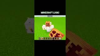MINECRAFT LOGIC LIKE AND SUBSCRIBE 