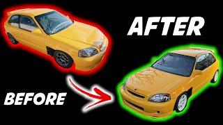 From CRASHED to CLEAN | Honda Civic EK Hatch Transformation!