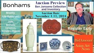 Bonhams Preview Ben Janssens Collection and Inventory  Chinese and Asian Art, Nov. 1-11