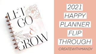 2021 Happy Planner Flip Through // CreatewithMandy