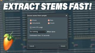 How To Extract Stems In FL Studio Using AI // Stem Seperation Tool Tutorial