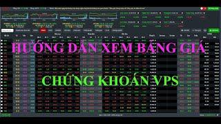 Cách Xem Bảng Giá Chứng Khoán VPS - Hướng Dẫn Đặt Lệnh Mua Bán Chứng Khoán