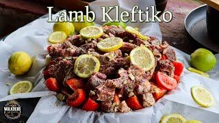 Greek Lamb Kleftiko Cooked in a Thunderstorm | Roasted Lamb & Potatoes Wrapped in Parchment Recipe