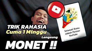 Ini Yang Kalian Cari ‼️ CARA MONETISASI YOUTUBE CUKUP 1 MINGGU ‼️SATU MINGGU MONET CUMA MODAL HP