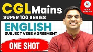 Verb Agreement in ONE SHOT | SSC CGL Mains 2024 | English by Gopal Sir #verbagreement