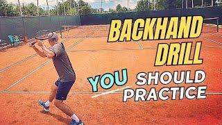 Ultimate 3 Backhand Drill: Topspin, Slice & Drop Shot Tennis Practice