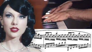 Taylor Swift - Wildest Dreams Advanced Piano Solo with Sheet Music