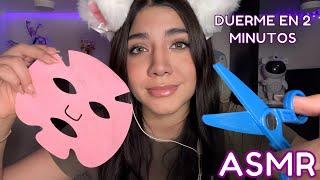 ASMR ESPAÑOL / DUERME DELIC10S0 con mi ATENCIÓN PERSONAL en tu CARITA + TE CUIDO y DOY MIMOS