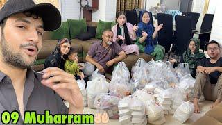 Aj hamne boht sari cheezon ki distribution ki | 9th Muharram