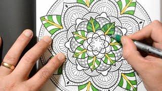 A Peak Inside My New Book (101 MANDALAS Adult Coloring Book)