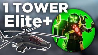 ELITE+ USING ONLY 1 TOWER | Roblox TDX