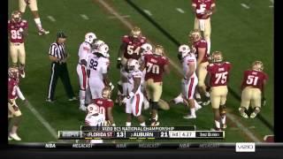 #2 Auburn Tigers vs #1 Florida State Seminoles 2014 BCS National Title Full College Football