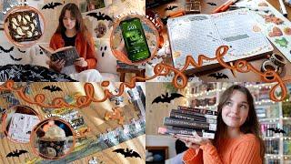 READING VLOG | a cozy week of reading 7 books in 7 days for summerween
