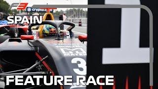 F3 Feature Race Highlights | 2024 Spanish Grand Prix