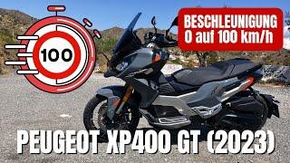 Peugeot XP400 GT (2023) | Beschleunigungstest 0 auf 100 km/h | VLOG 445