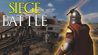 Mount & Blade 2: Bannerlord | BESIEGING a CASTLE | SIEGE Gameplay