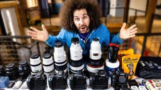 OVERKILL or PERFECT?! What’s In MY Camera Bag - 2024 African Photo Safari Edition (R1 or a1 II or…?)