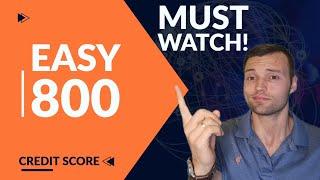 How To Get a 800 Credit Score EASY 5 steps