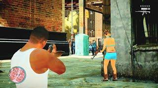 GTA 4: Franklin & Tracey Rampage in Hove Beach - 6-Star Chase with Police & FIB!