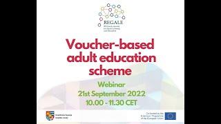 Webinar: Voucher-based adult education scheme, REGALE