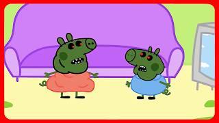 OMG...Peppa and George turned into Fat Zombies?? | Peppa Pig Funny Animation