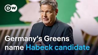 German Greens name Economy Minister Robert Habeck as their candidate for chancellor | DW News