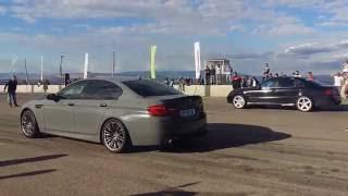 Bmw M5 F10 VS MERCEDES-BENZ E55 AMG