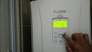 Full Settings of VFD model Fx2000 । L&T Fx2000 VFD settings । Configuration of VFD Fx2000.