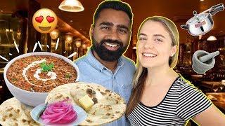 Cooking Dal Makhani for My Indian Boyfriend | Shrey & Giulia