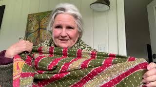 KANTHA Quilt Unboxing, Home Decor Ideas, How to Care for