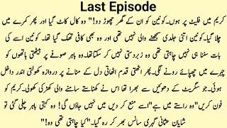 Last Episode || MEIN TERA SARMAYA HUN Novle ||