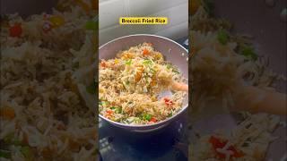 Easy Broccoli Fried Rice Recipe | Veg Fried Rice | Lunch Box Recipe ideas | #trending #lunchrecipes