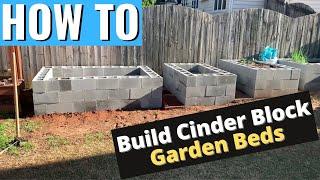 Cinder Block Raised Bed