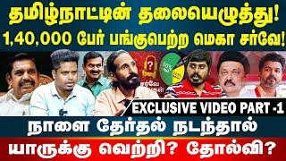 Exclusive Insights: Tamil Nadu Mega Survey Part 1 | Spick Media | Idam Valam | Udane Vizhi Thamizha