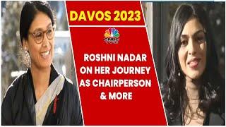 HCL Tech' Roshni Nadar Talks About Her Journey As Chairperson Of The Company & More | Davos 2023