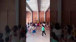 taller con los niños de instituto de sabadell