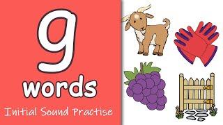 'g' Words | Phonics | Initial Sounds