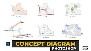 Concept Diagram Architecture Render by Photoshop