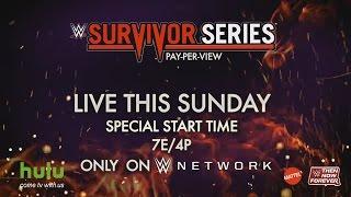 Raw and SmackDown LIVE go head-to-head at Survivor Series - This Sunday on WWE Network