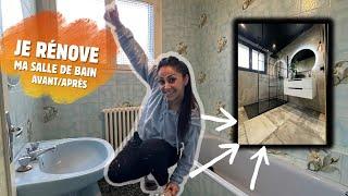 J’AI RÉNOVÉ MA SALLE DE BAIN ! AVANT / APRES ÉTAPE PAR ÉTAPE ! #workout #renovation #workfromhome