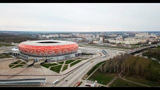 Mordovia Arena, Saransk. 4k drone video