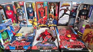 MARVEL'S SPIDER-MAN SERIES UNBOXING, SPIDEY, HULK, CAPTAIN AMERICA, IRON MAN, SUPERMAN, DEADPOOL