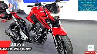 Fazer 250 Yamaha Red & Black 2025 model Subscribe to this channel will be love for me my friend