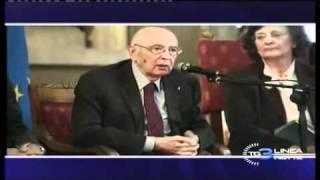 Napolitano: "All'estero si dimettono anche per piccoli scandali" - 12/05/2011 Tg3 Linea Notte