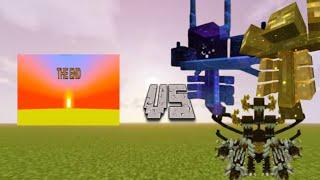 The end VS op and godly bosses(mcpe)