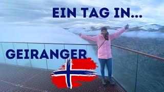 Ein Tag als Kreuzfahrtpassagier in Geiranger (Norwegen) 