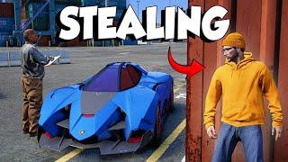 Stealing Lamborghinis dito sa GTA V RP