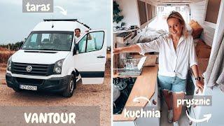 VAN TOUR | Piękne mieszkanie w busie | 3 osoby - 1 van | prysznic, kuchnia, taras - VW CRAFTER