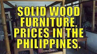 Solid Wood Furniture, Prices In The Philippines.