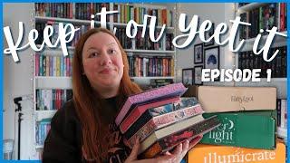 Let's Reduce My Subscription Box Books Stack  Keep It or Yeet It Episode 1